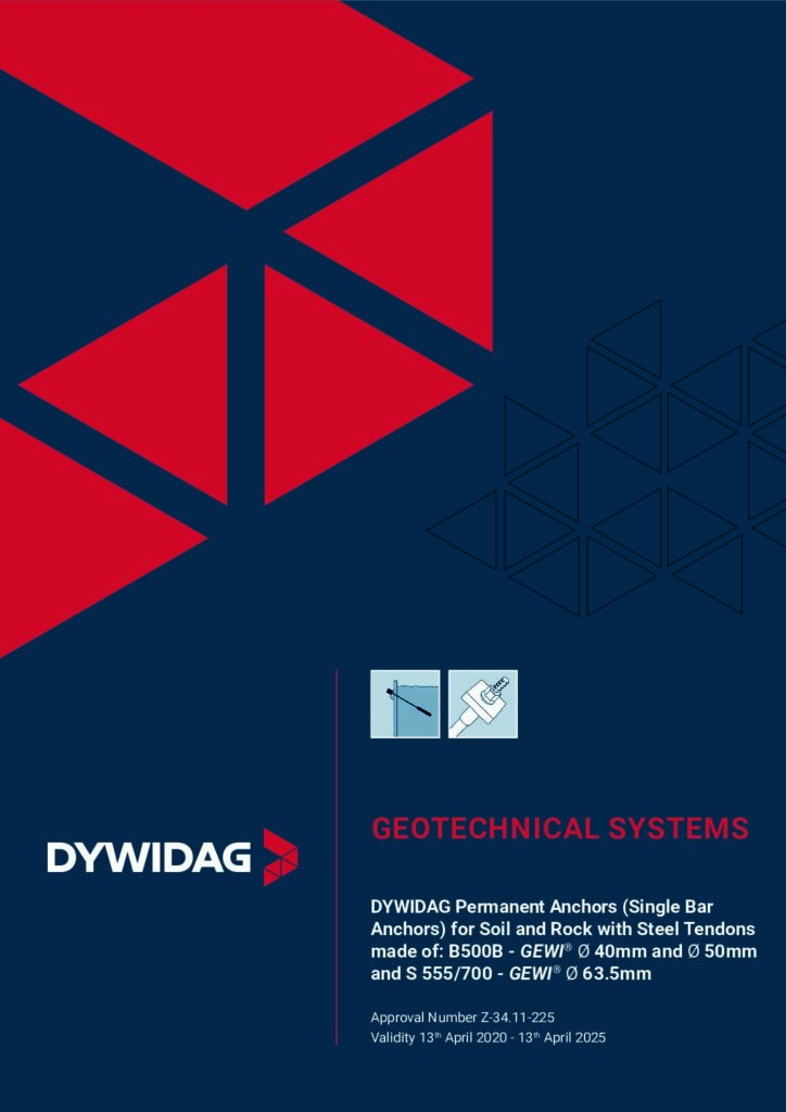 Dywidag Permanent Anchors